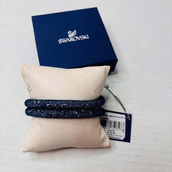 SWAROVSKI Stardust Blue Double Bracelet - Picture 7 of 7
